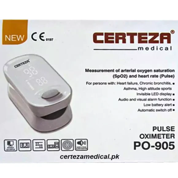PO 905 Certeza Pulse Oximeter 580x580