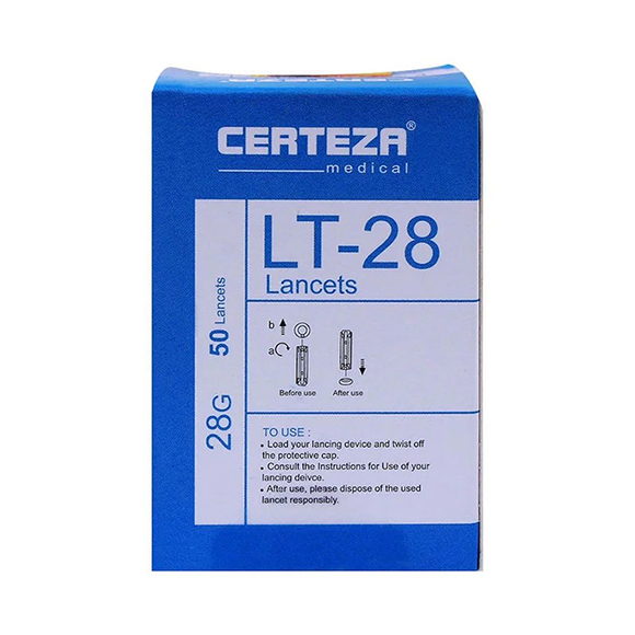 Lancet - 1 Box Of Total 50 Sterile Lancets -