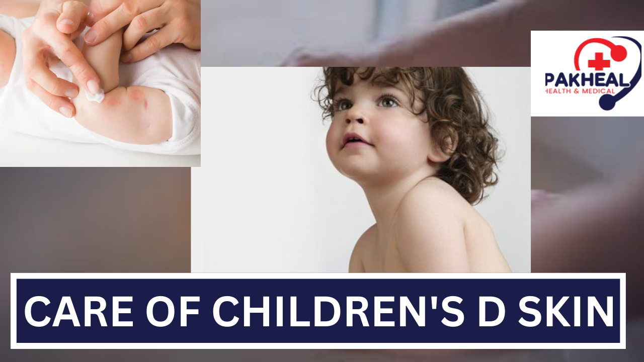An image of the care of children's delicate skin
