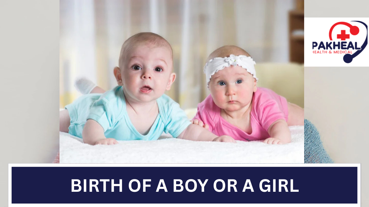 An image of the birth of a boy or a girl