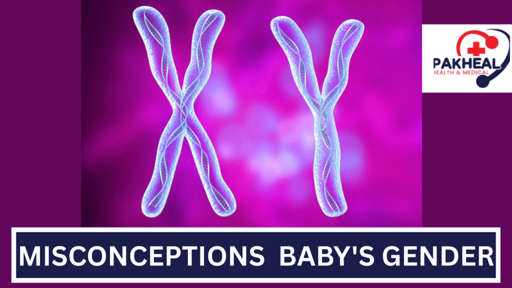 An image of misconceptions and facts responsible for the baby's gender