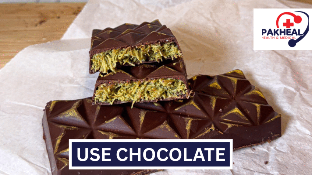 An image of used chocolate for mental health