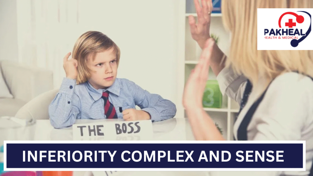 An image of an inferiority complex and sense of insecurity