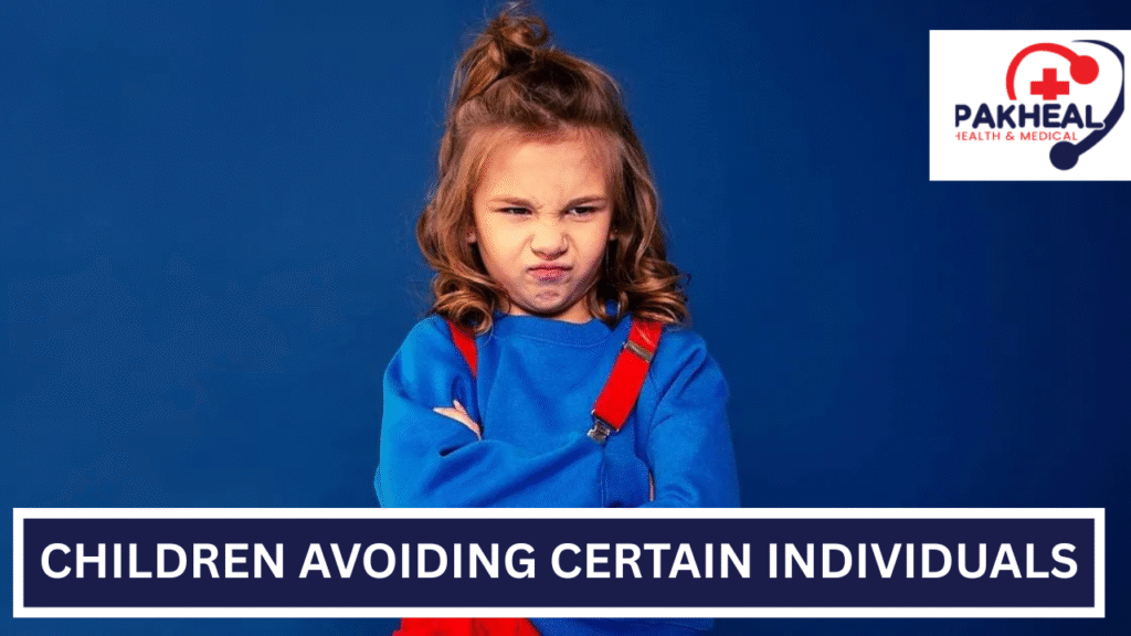 An image of children avoiding certain individuals