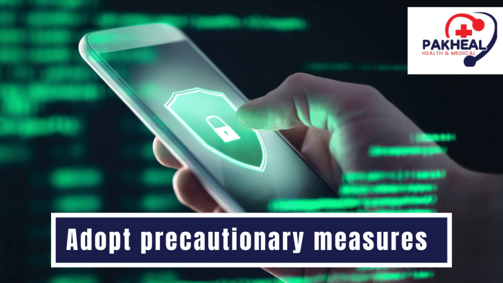 an image of adopting precautionary measures