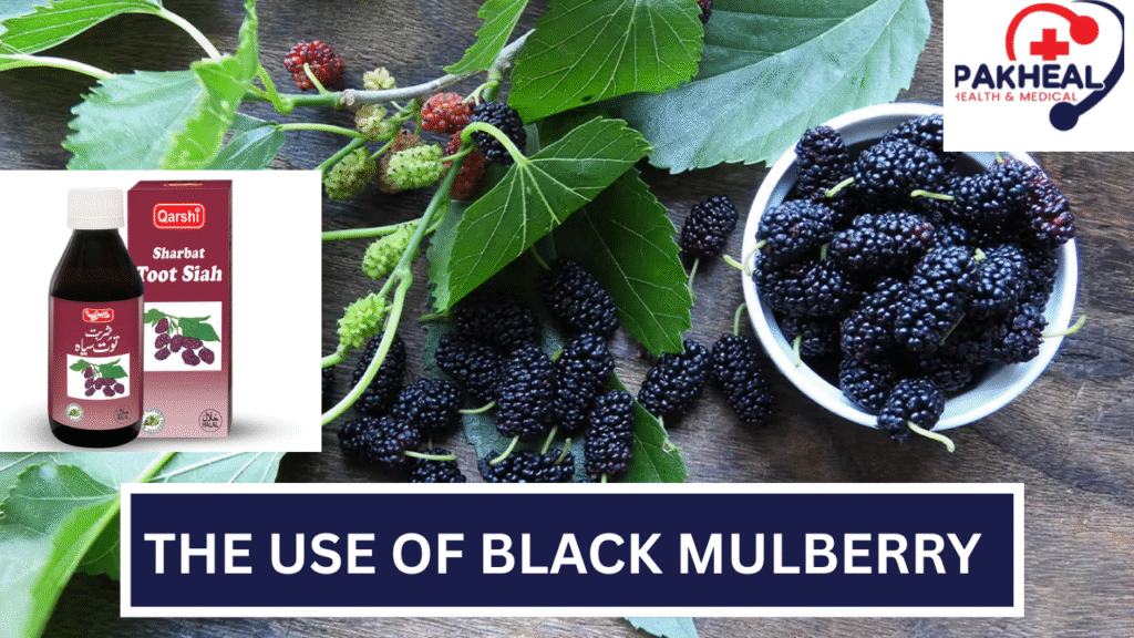 An image of the use of black mulberry