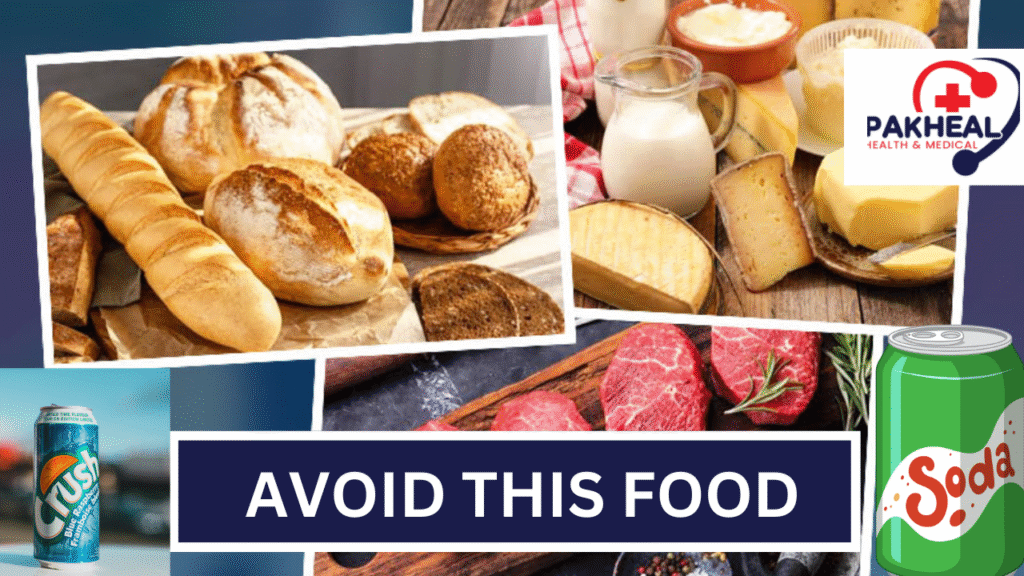 An image of food to avoid