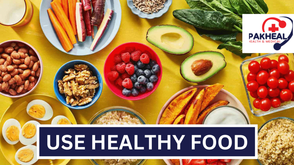 An image of healthy food use