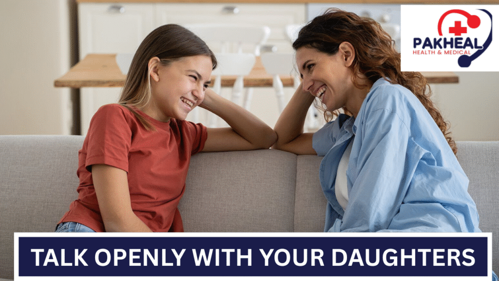 An image of talking openly with your daughters