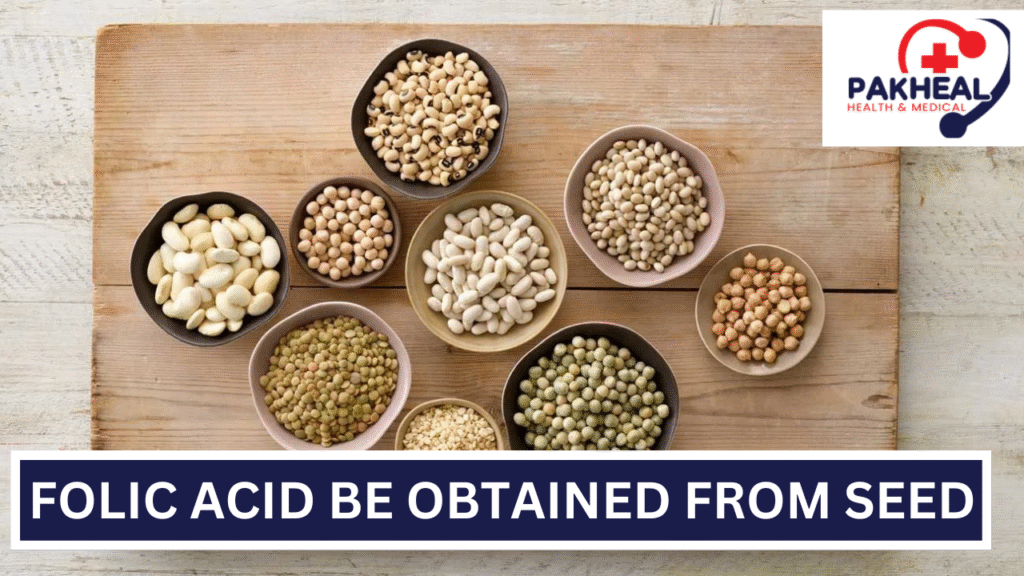 An image of folic acid be obtained from a healthy diet?