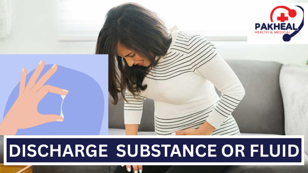 An image of the discharge of any substance or fluid